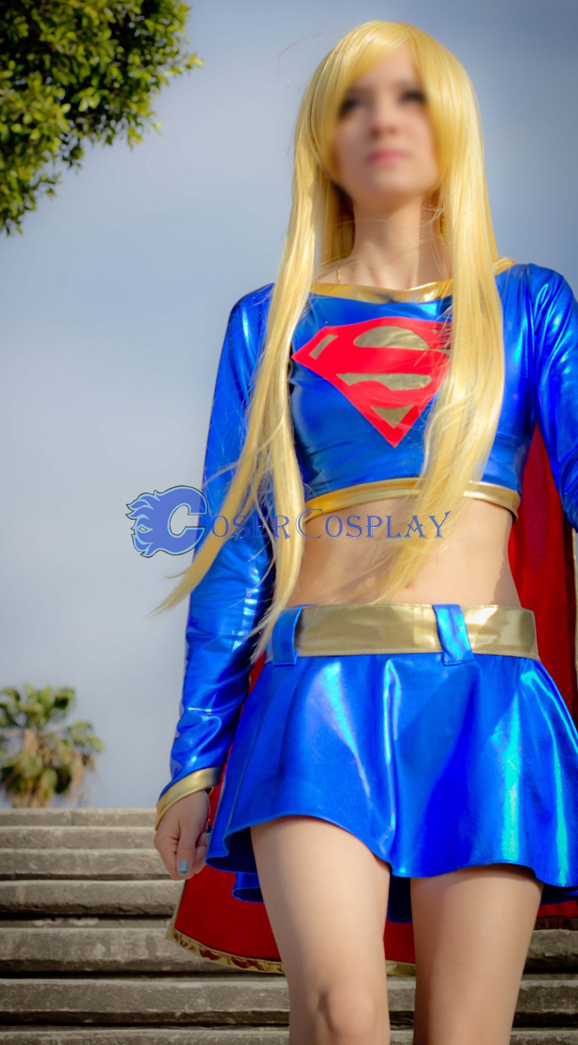 Supergirl Cosplay Plus Size Halloween Costumes